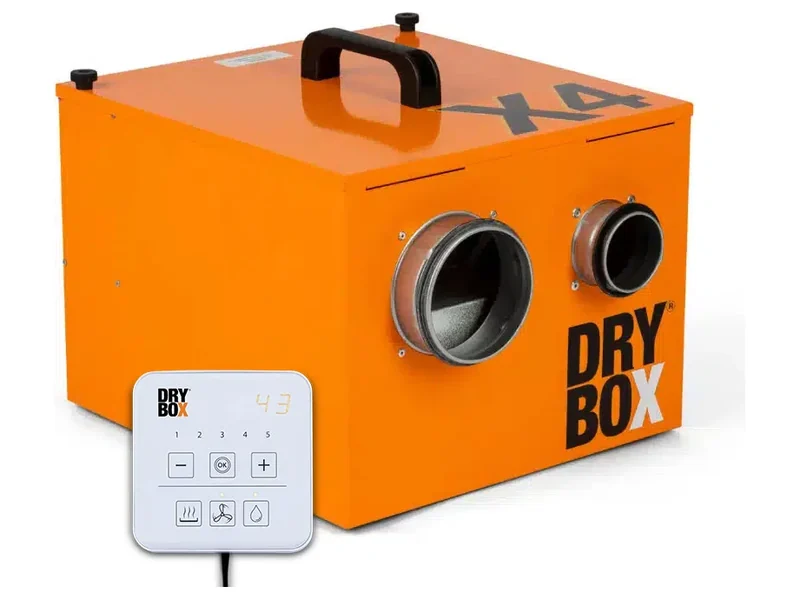 Drybox X4, orange avfuktare med extern display