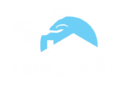 nordtvätt logotyp vit